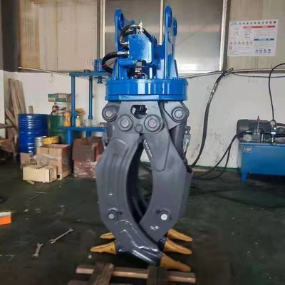 Excavadora de 36 toneladas 360 Rodante Grelha de tronco de tipo hidráulico Produto de grelha de madeira de controle personalizado