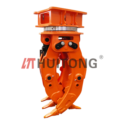 Excavadora de 36 toneladas 360 Rodante Grelha de tronco de tipo hidráulico Produto de grelha de madeira de controle personalizado