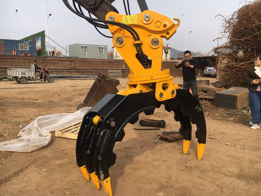 Excavadora de 36 toneladas 360 Rodante Grelha de tronco de tipo hidráulico Produto de grelha de madeira de controle personalizado