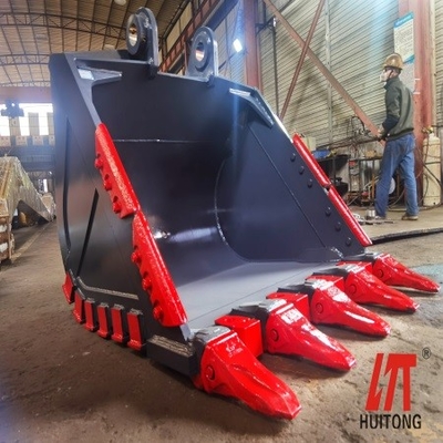 HUITONG Digger HD Customizado Balde Excavador Balde Pesado Balde Excavador Balde de Rocha Reforçado Para CAT320 EX120