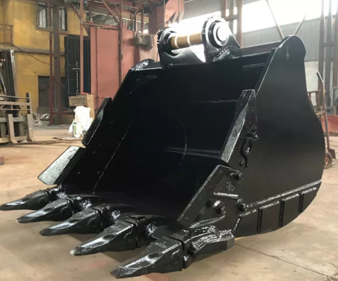 Excavadora Rock Bucket com Hardox400 peso personalizado dentes de trabalho pesado