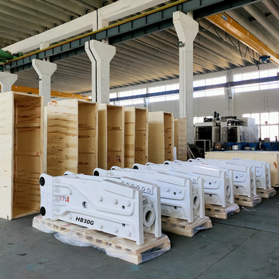 Q355B Excavadora de material martelo hidráulico com capacidade de 200-1500 kg e OEM aceitável