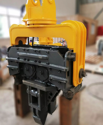 Excavadora de 15 a 40 toneladas Marteladora vibratória de pilha hidráulica para pilha de folha Vibro Motorista de pilha Marteladora de Vibro