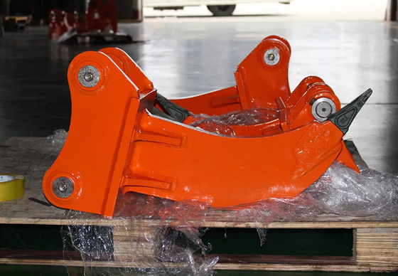 Adaptador de excavadora de 20 toneladas Adaptador de excavadora de tronco Ripper Dentes personalizados Fabricante Produto de venda direta Agricultura Adaptador