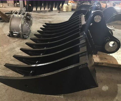 Excavadora Rake Excavadora de solo 3T Mini Excavadora personalizada Excavadora Root Rake Attachment fábrica feita venda quente