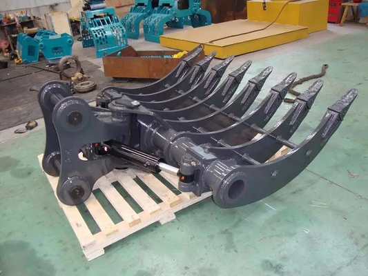 Excavadora Rake Excavadora de solo 3T Mini Excavadora personalizada Excavadora Root Rake Attachment fábrica feita venda quente