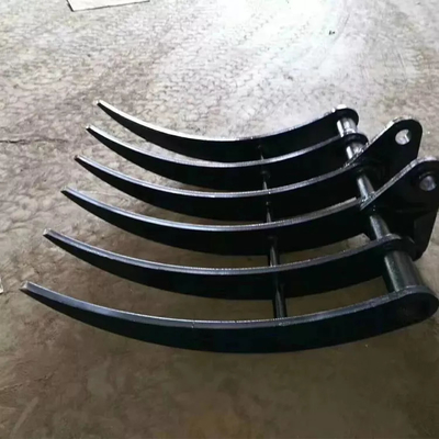 Raquete de escova de escavação preto / verde com pinças afiadas - Forma padrão