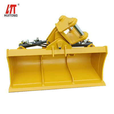 Balde de inclinação de aço personalizado 0.1-0.75 CBM Capacidade 800-1500mm de abertura Vermelho ou Amarelo