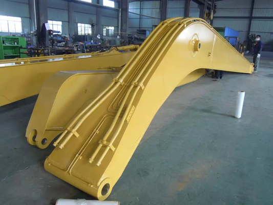 A máquina escavadora longa Booms Digger Backhoe Bulldozer Rubber Duck do alcance ISO9001 estendeu o motor hidráulico do crescimento