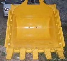 Força Q355 Excavator Bucket With Hardox400 Dentes Amarelo/Coração Negro Para Trabalho Pesado